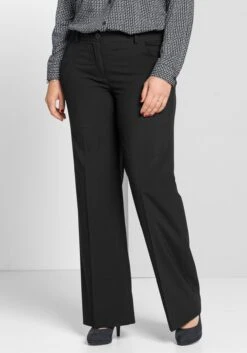 Sheego Weite Stretch-Hose Mit Bügelfalte