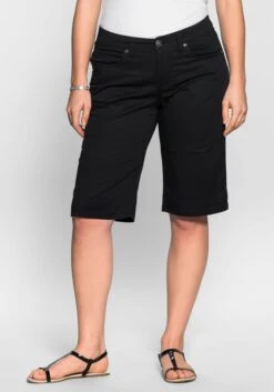 Sheego Bermudas In 5-Pocket-Form, Aus Baumwoll-Twill