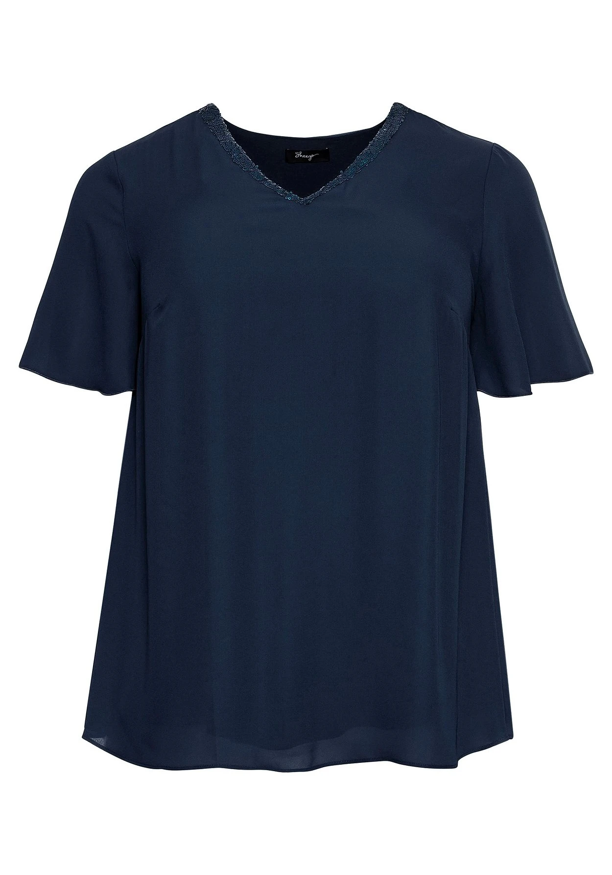 Sheego Tunika In A-Linie; Lagenlook Mit Flügelärmeln – Bild 3