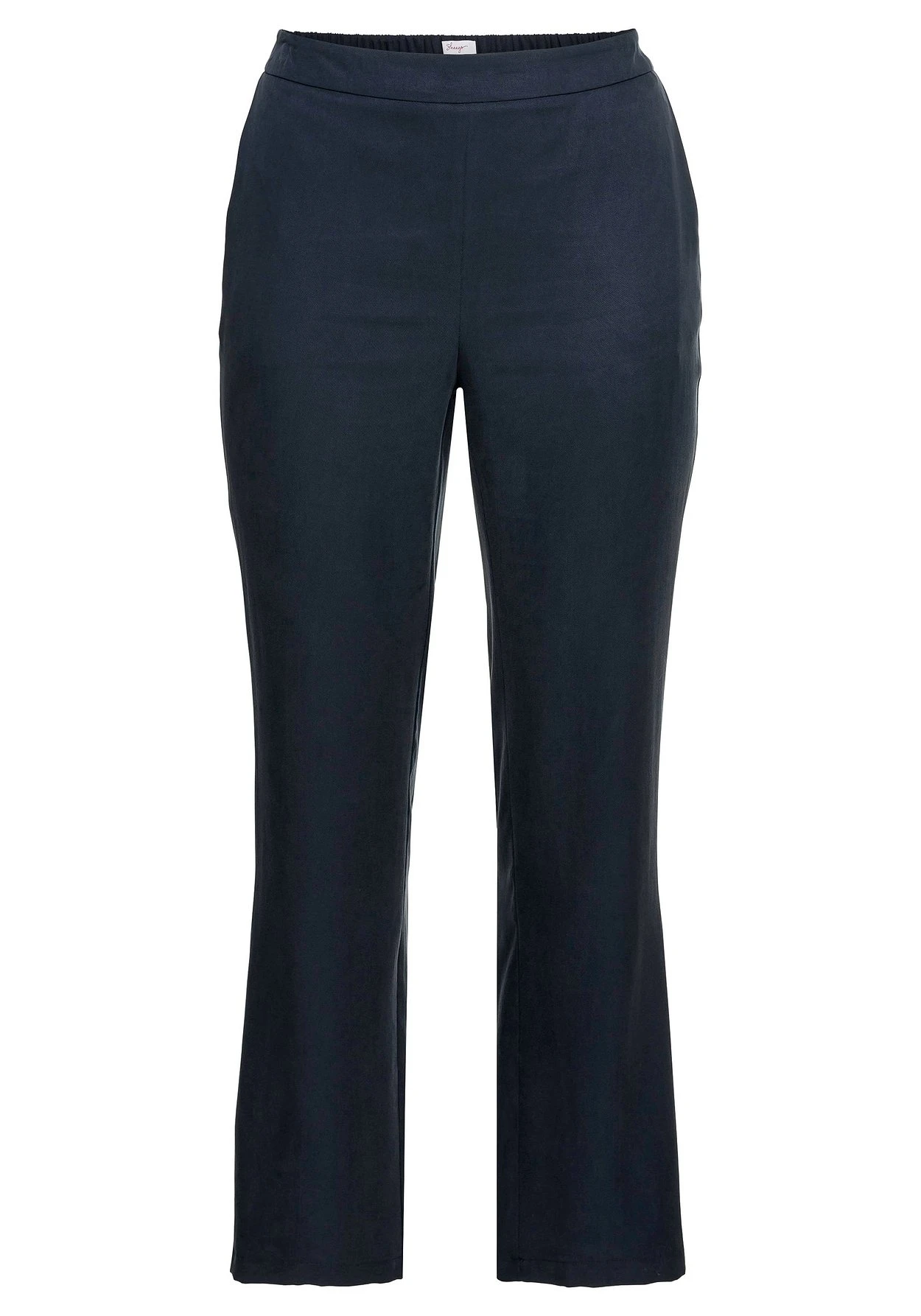 Sheego Gerade Hose Mit Seitenschlitzen Aus TENCEL™ Lyocell – Bild 4