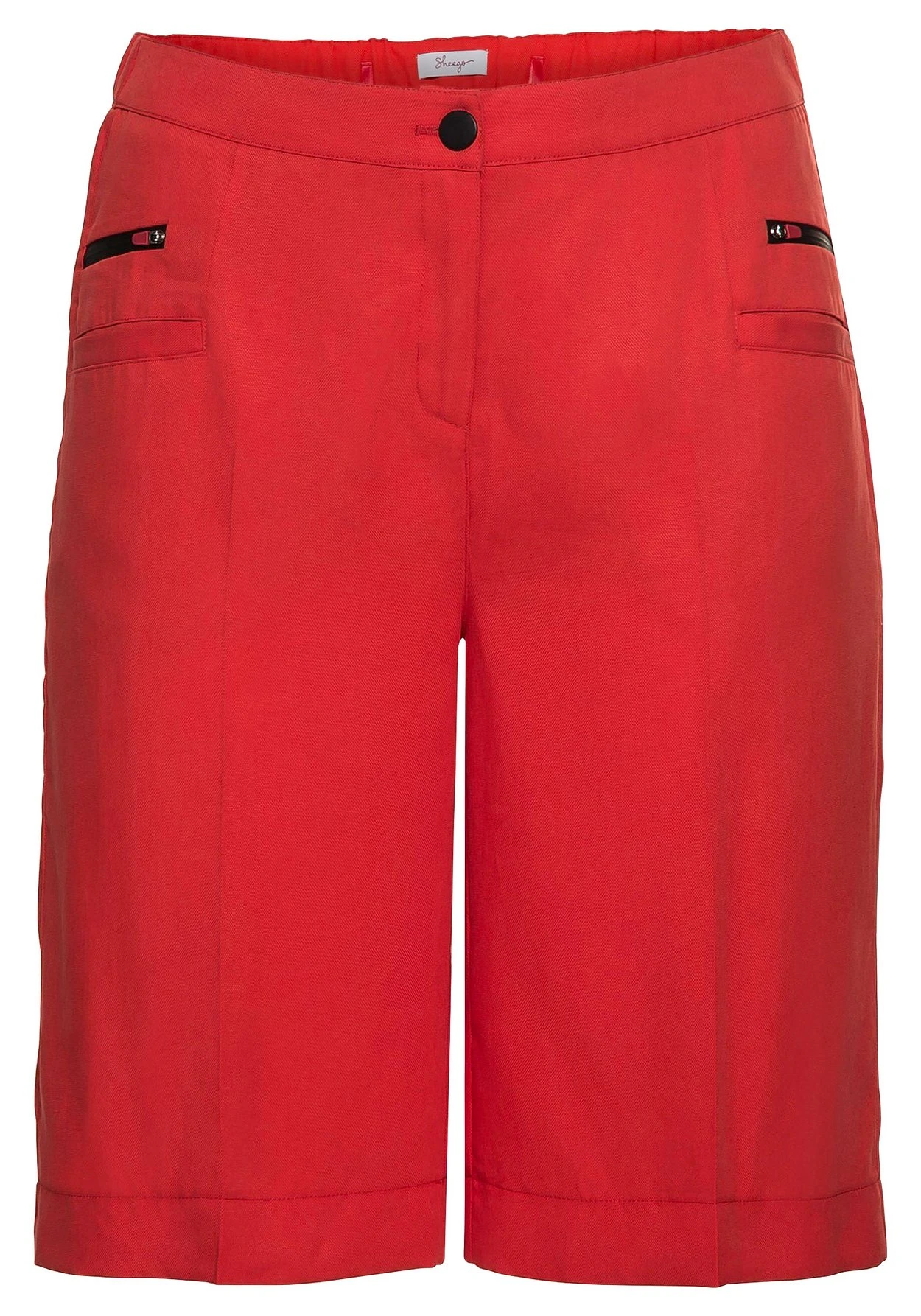 Sheego Bermudas Mit Bügelfalten, AusTENCEL™ Lyocell – Bild 4