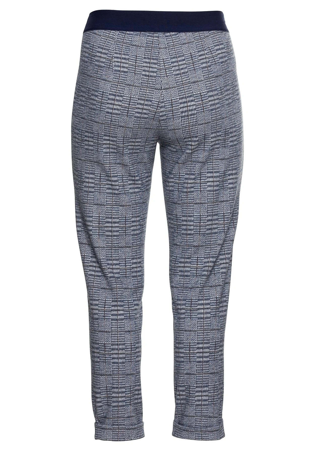 Sheego Chinohose Mit Karomuster Und Bundfalten – Bild 6