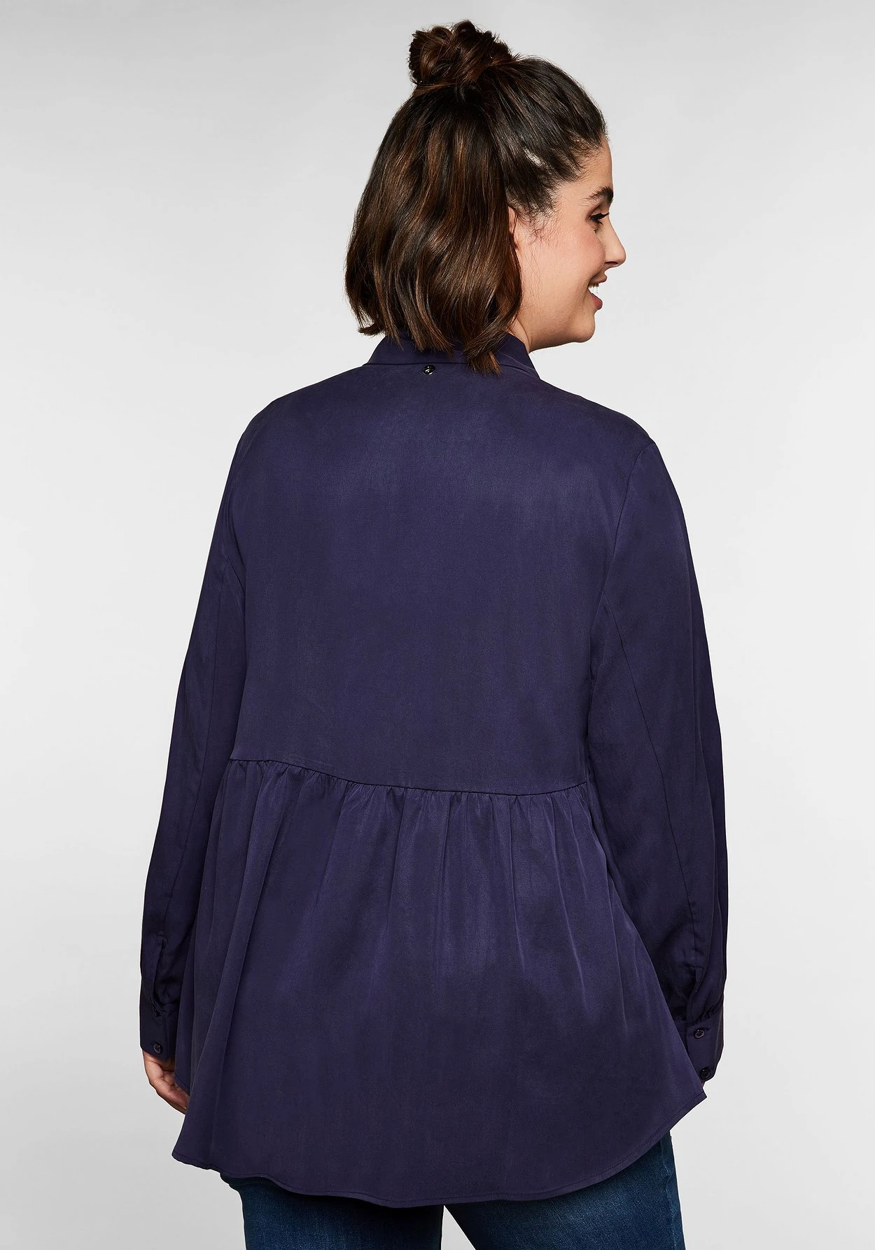 Sheego Bluse Mit Gekräuselter Teilungsnaht – Bild 2