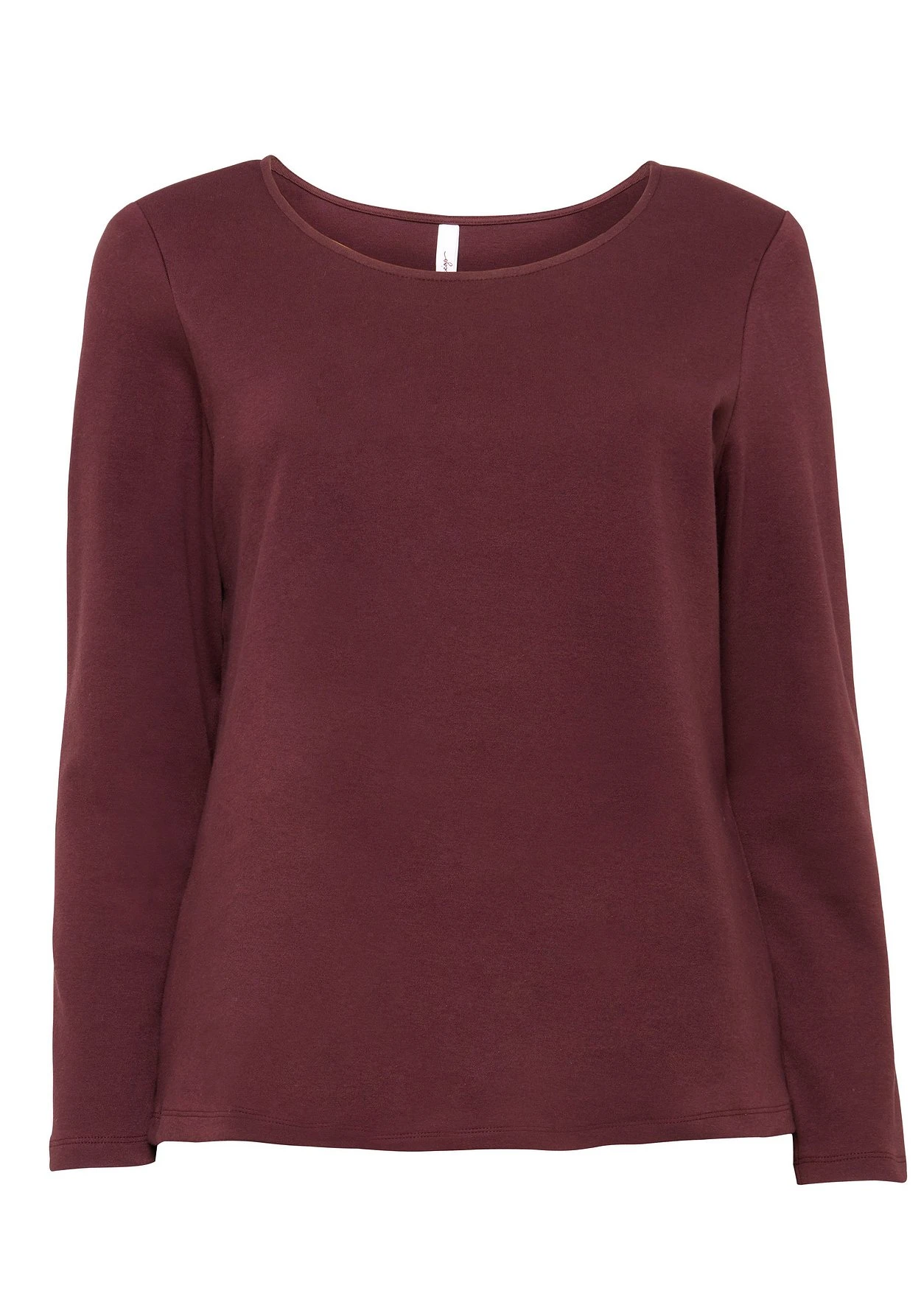 Sheego Langarmshirt Mit Schulterpads Und Rundhalsausschnitt – Bild 3