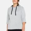 Sheego Sweatshirt Mit 3/4-Ärmel Und Kontrastdetails