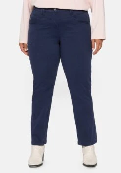 Sheego Gerade Twill-Hose In Extrakurzer Petite-Länge