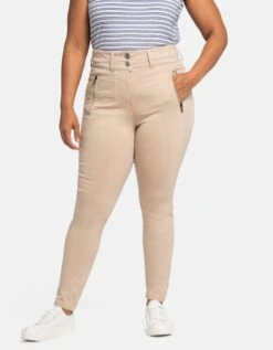 Sheego Skinny Hose Mit High-Waist-Bund, Superelastisch