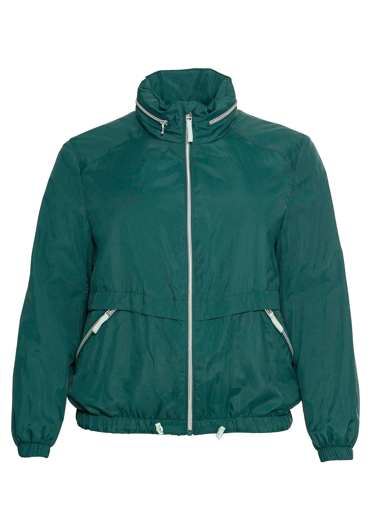 Sheego Windbreaker Mit Kapuze, In Kleiner Tasche Verstaubar – Bild 3