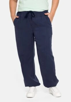 Sheego Joggpants Mit Elastischen Bündchen, TENCEL™ Lyocell