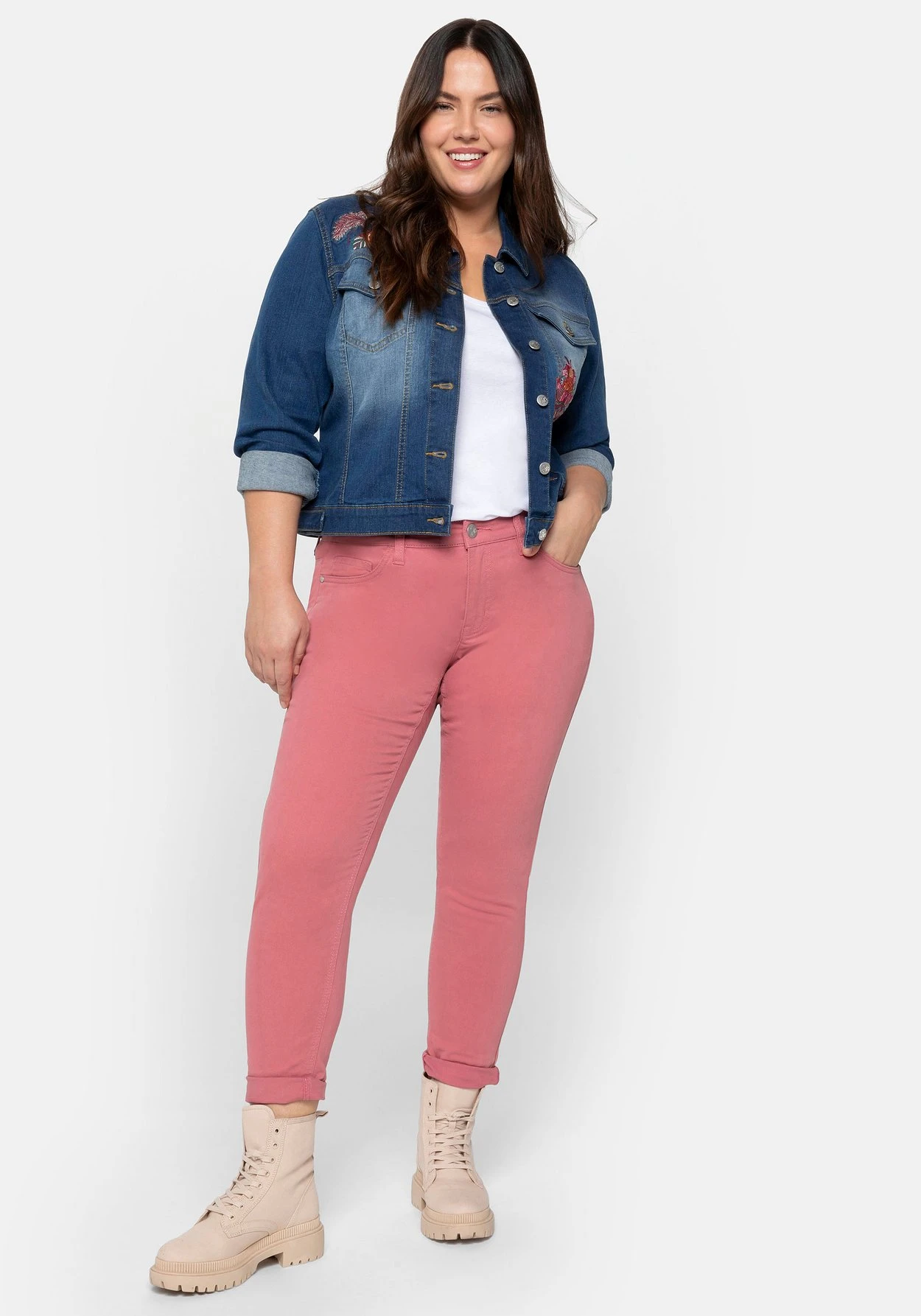 Schmale Twill-Hose In Samtig-weicher Qualität – Bild 5