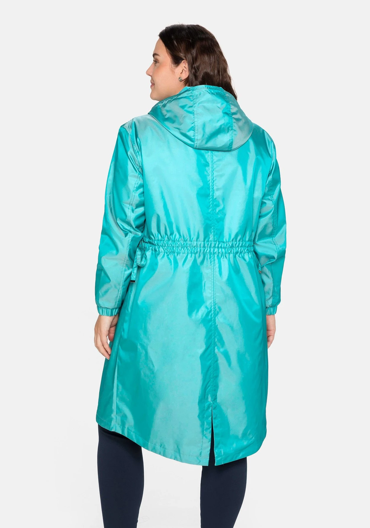 Sheego Übergangsmantel In Schimmernder Two-Tone-Optik – Bild 2