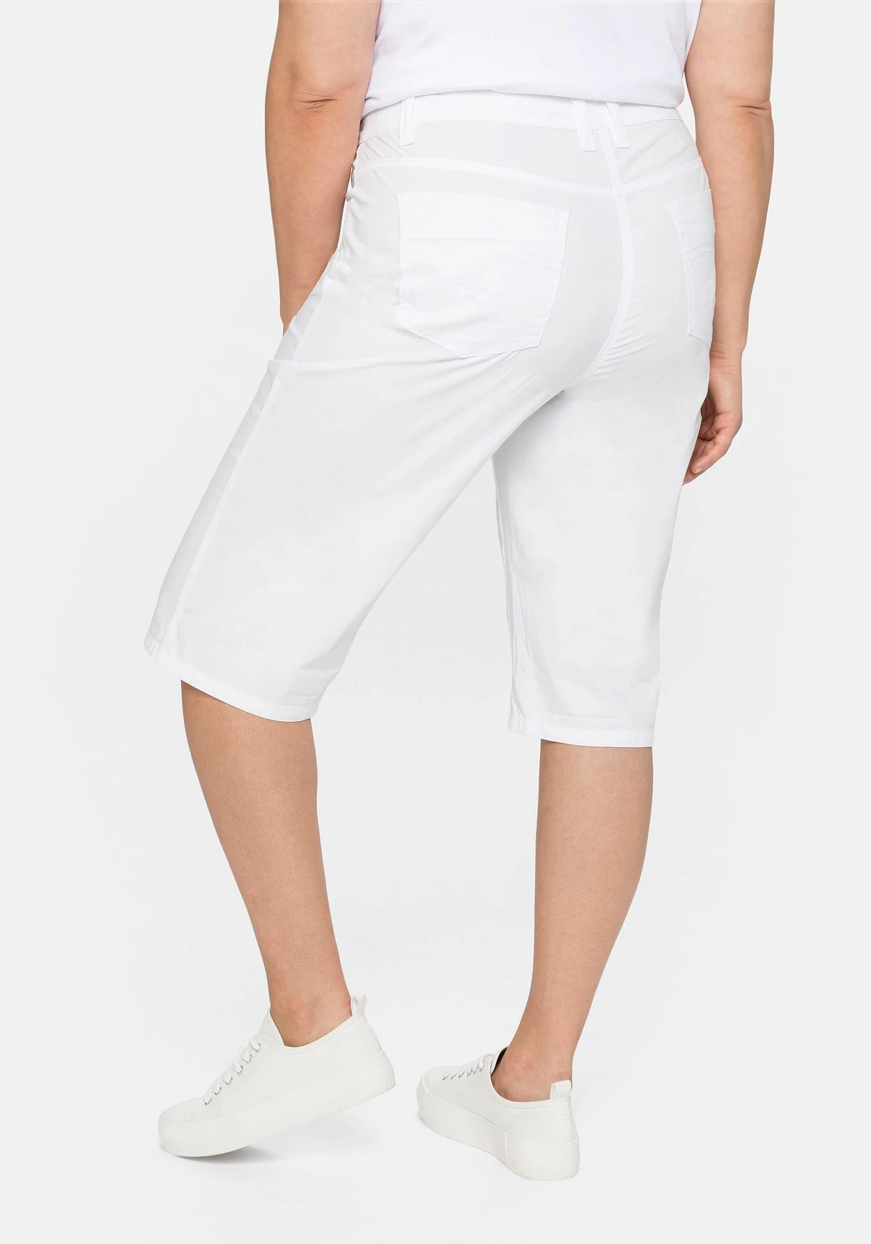 Sheego Bermudas Mit IndividuellemSaumaufschlag – Bild 3