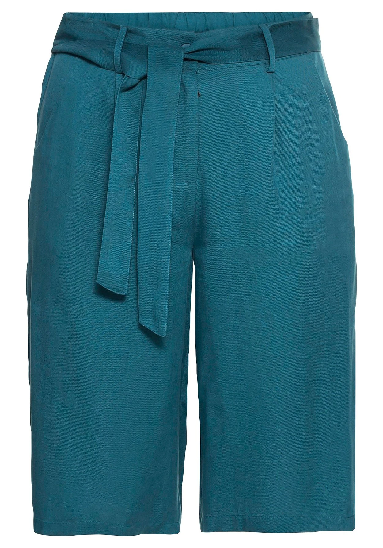 Sheego Bermudas Mit Stoffgürtel, Aus TENCEL™ Lyocell – Bild 4