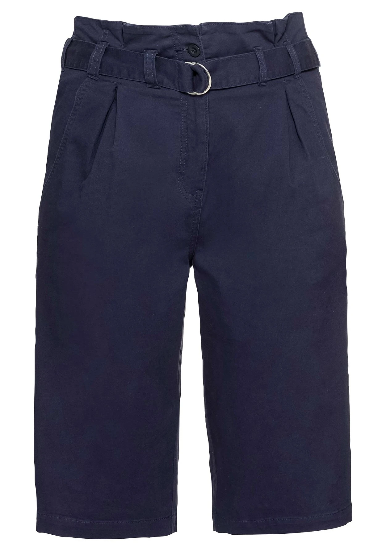 Sheego Twill-Bermudas Mit High-Waist-Bund Und Gürtel – Bild 6