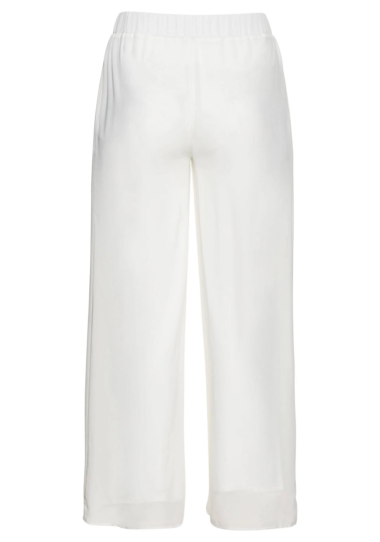 Sheego Weite Chiffonhose Im Lagenlook, Gefüttert – Bild 6