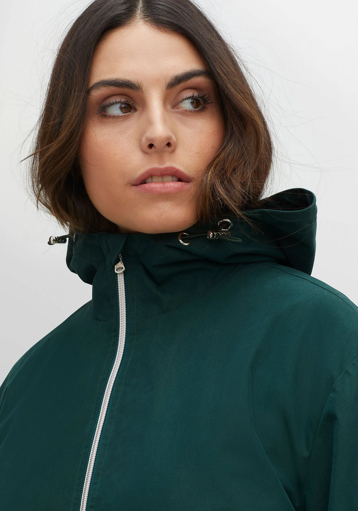 Sheego Outdoorjacke Mit Kapuze, Im Oversized-Schnitt – Bild 5