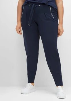 Sheego Joggpants Mit Breitem Saumbündchen