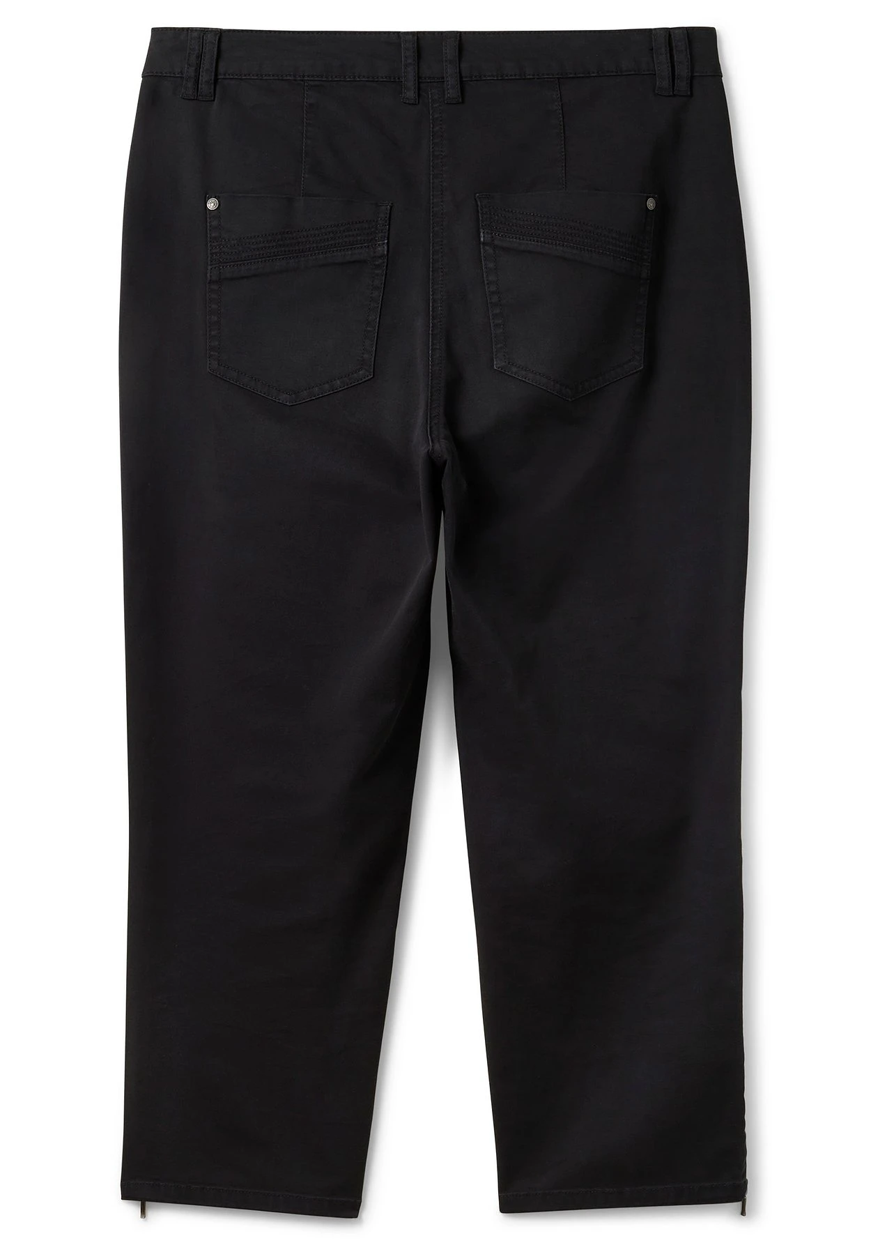 Sheego Schmale Twill-Hose In 7/8-Länge, Mit Zipper-Details – Bild 6