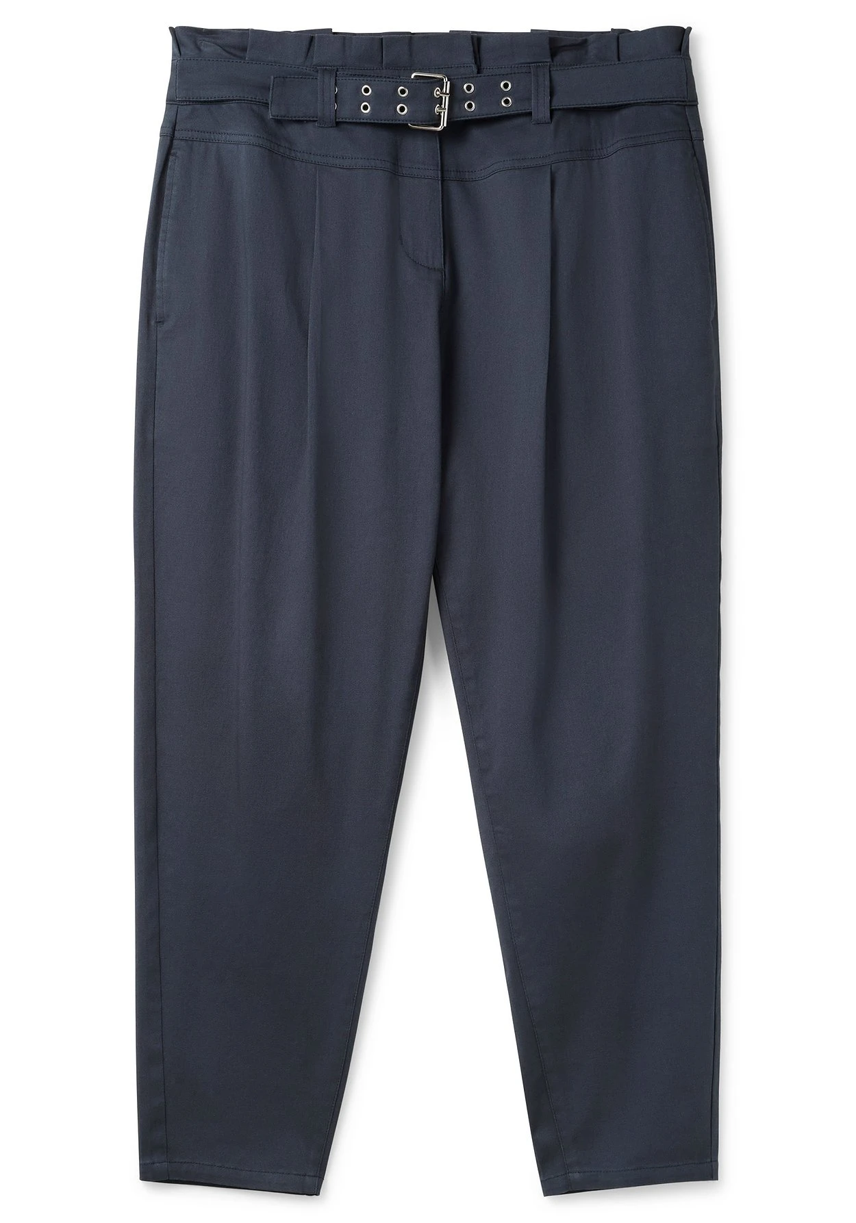 Sheego Hose Im Mom-Fit, Mit Paperbagbund Und Gürtel – Bild 4