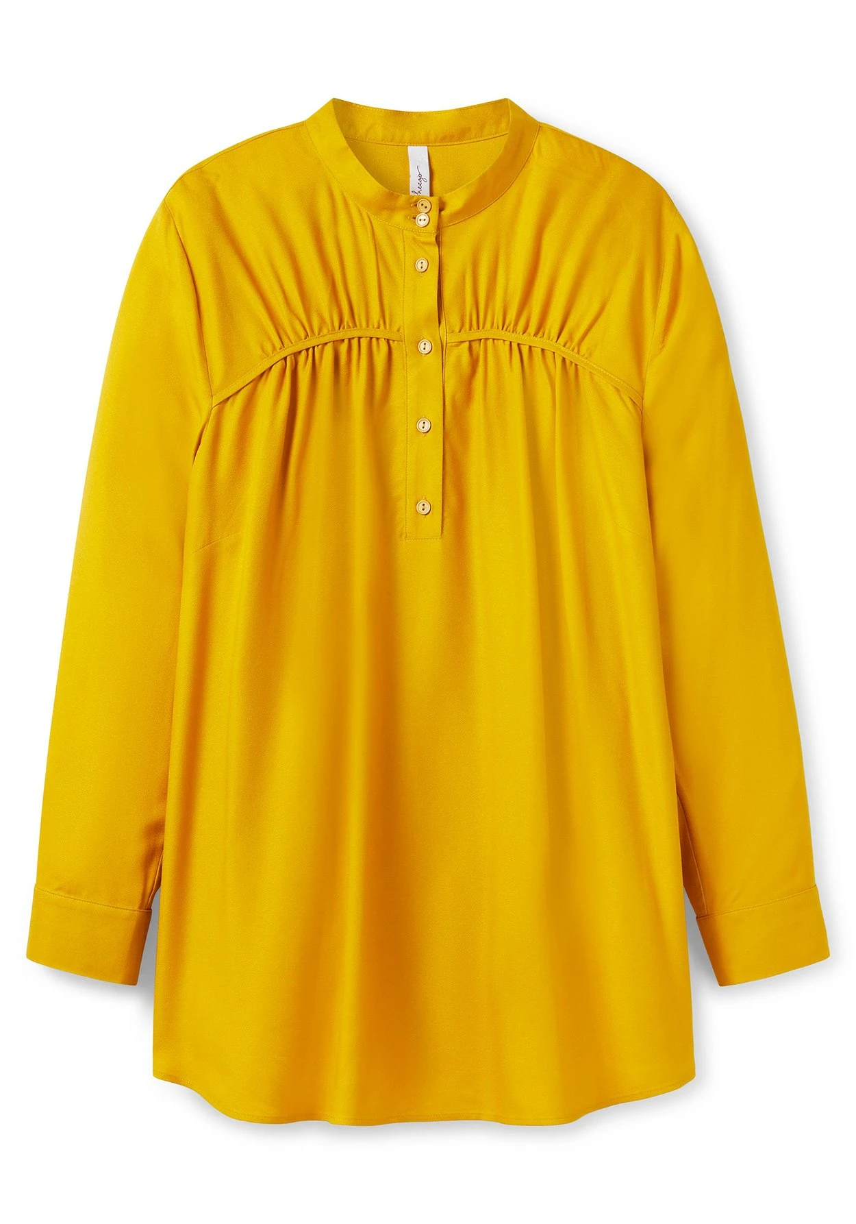 Sheego Tunika Mit Gekräuselter Passe, Aus Viskose – Bild 3