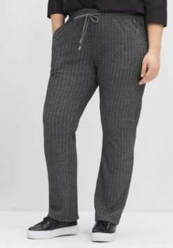 Sheego Schlupfhose In Rippstruktur, Aus Weichem Strick