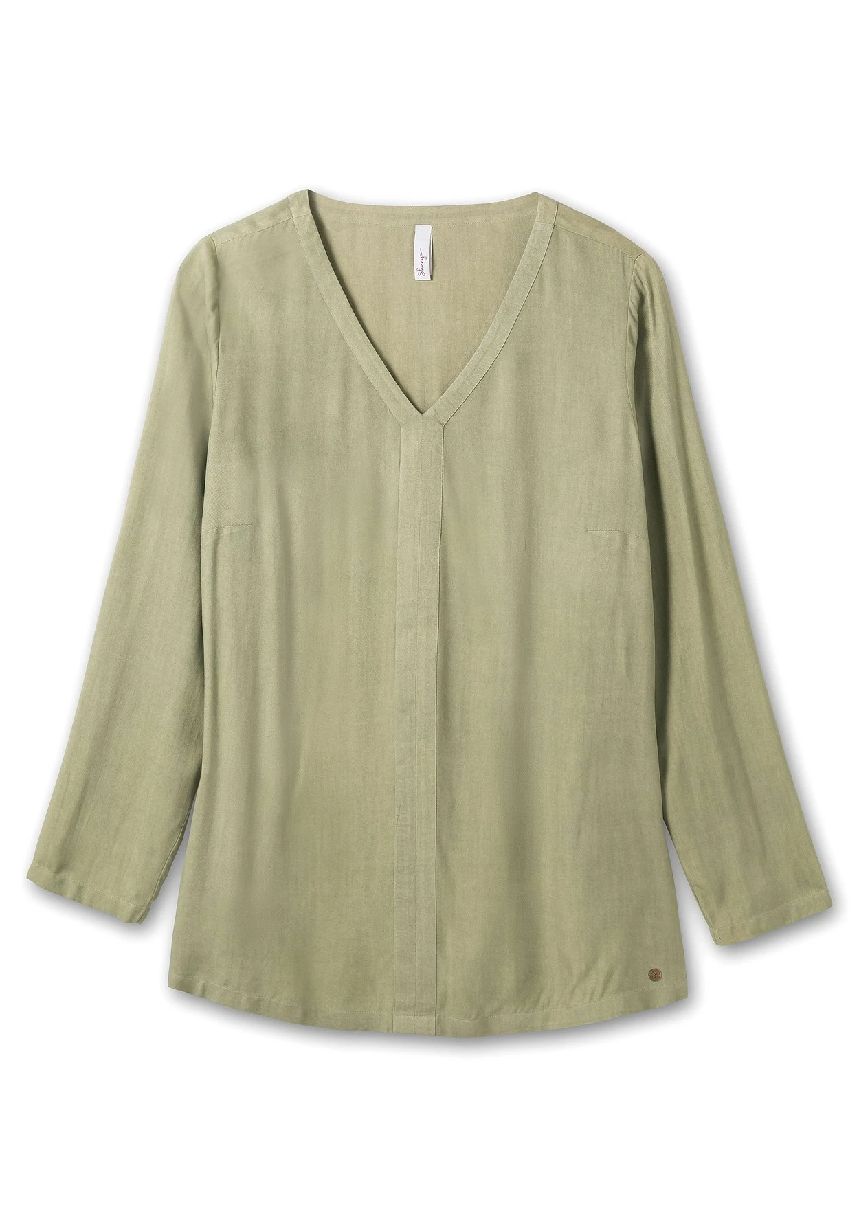 Sheego Tunika Mit V-Ausschnitt Und Blende – Bild 3