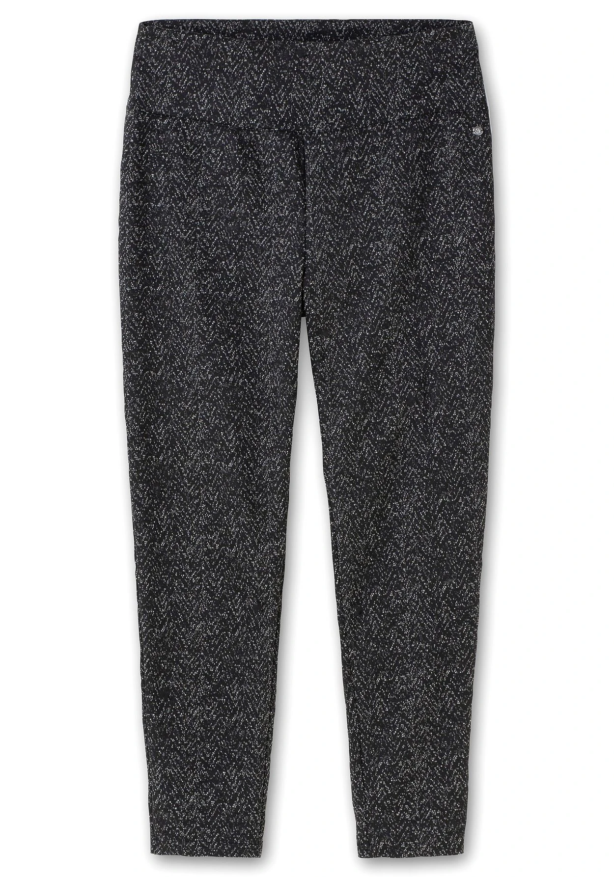 Sheego Leggings In Salz- Und-Pfeffer-Optik – Bild 4