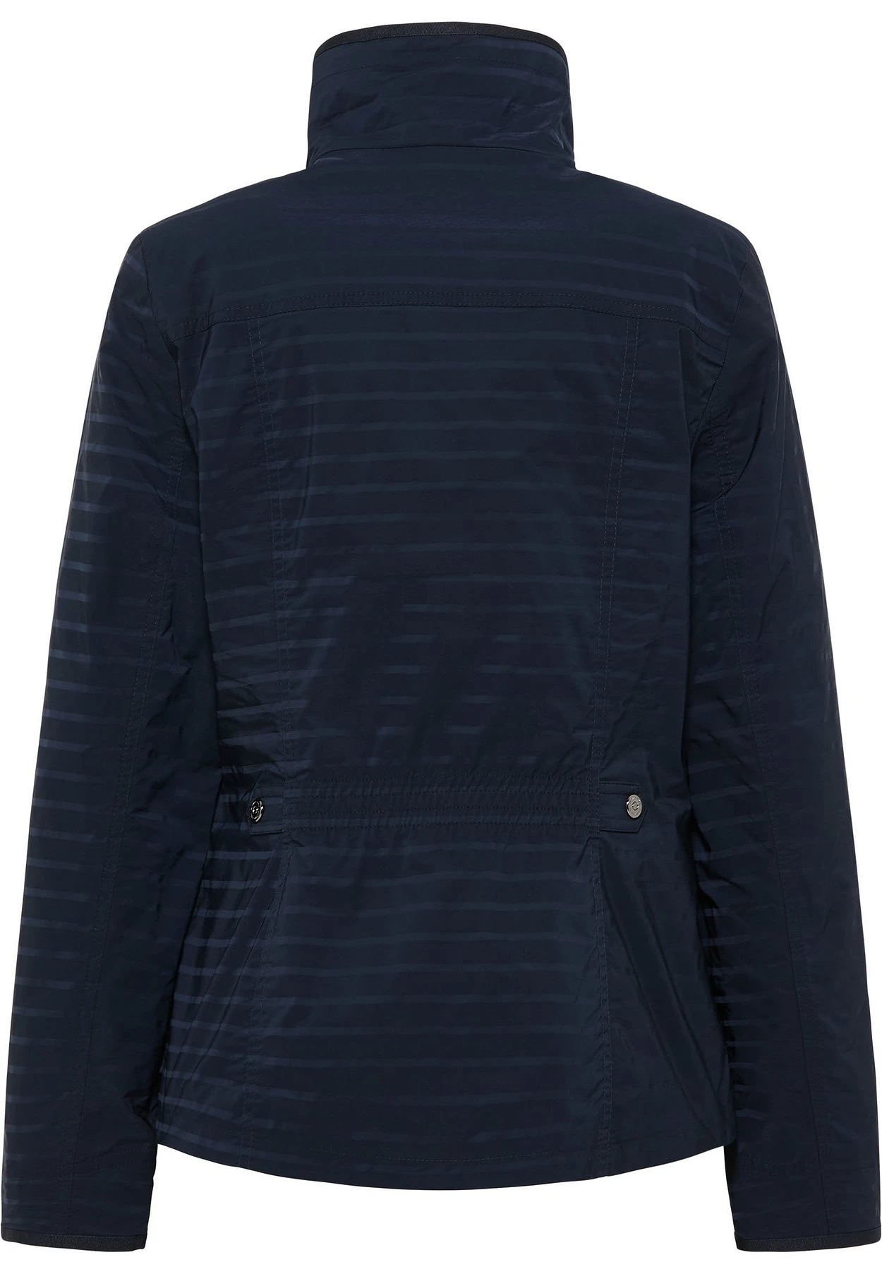 Jacke Mit Stehkragen, In Streifenstruktur – Bild 2