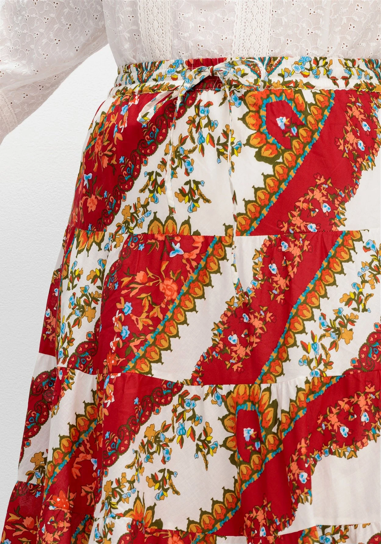 Maxirock Mit Stufen Und Alloverdruck – Bild 6