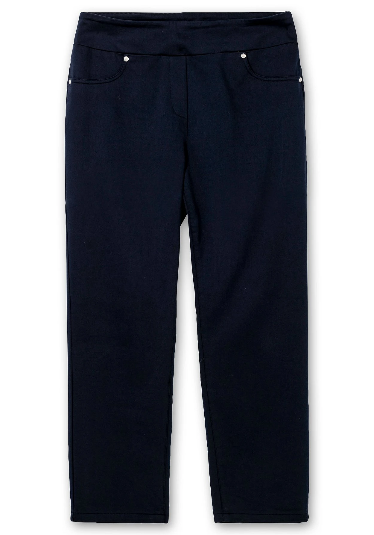 Sheego Schmale 7/8-Stretchhose Mit Elastischem Bund – Bild 4