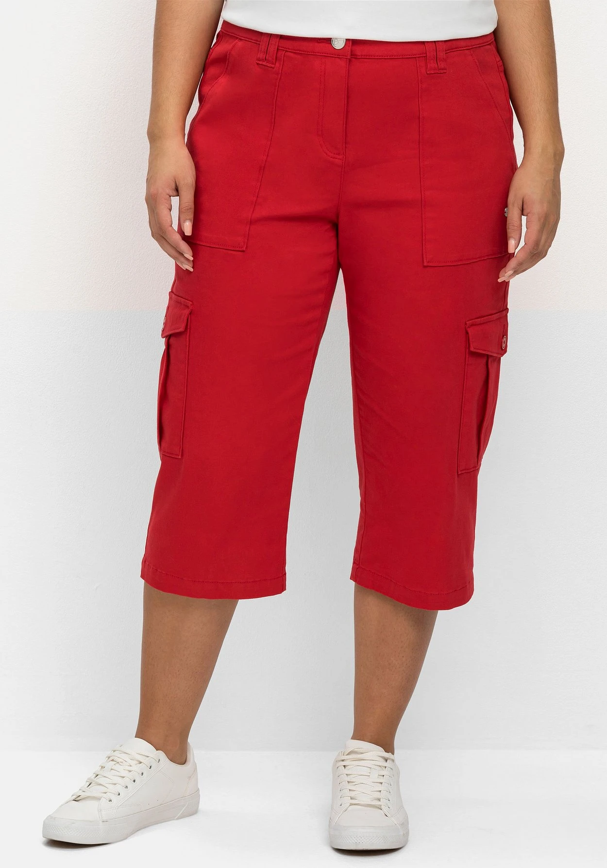 Sheego Cargo-Hose Mit Pattentaschen,in 3/4-Länge – Bild 6