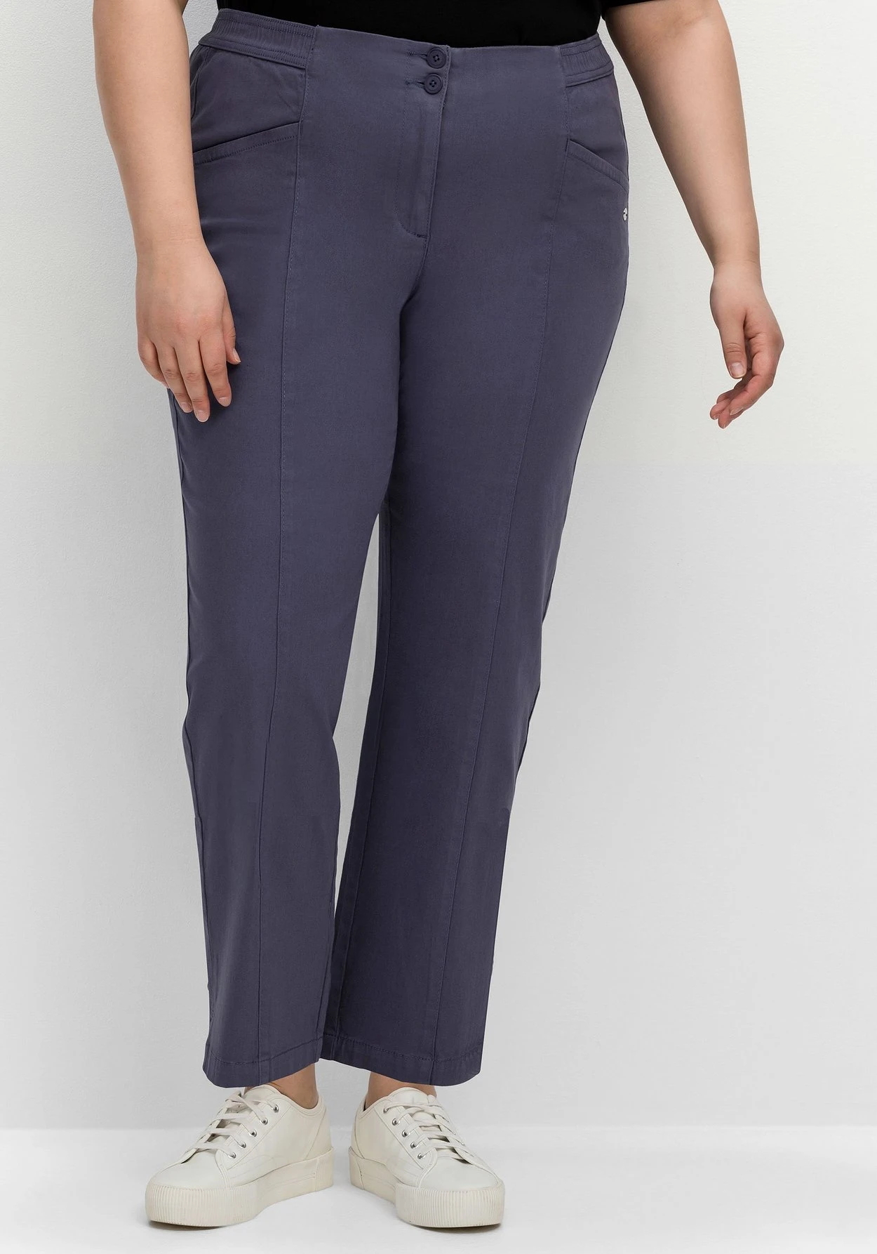 Sheego Gerade Twillhose In Curvy-Schnitt PIA, Mit Biesen Vorn – Bild 6