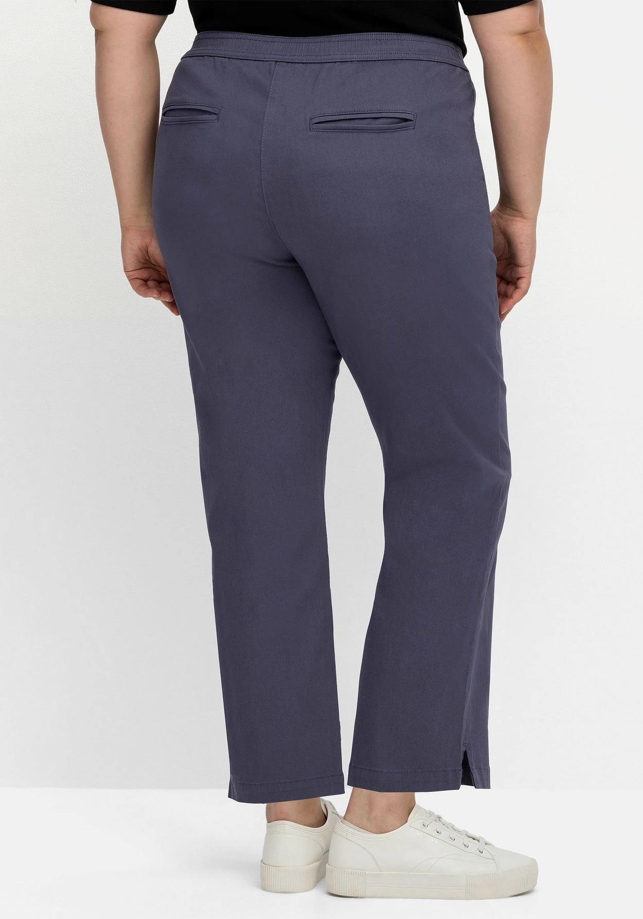 Sheego Gerade Twillhose In Curvy-Schnitt PIA, Mit Biesen Vorn – Bild 3