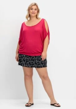 Sheego Kurzer Strandrock Mit Integrierter Hose