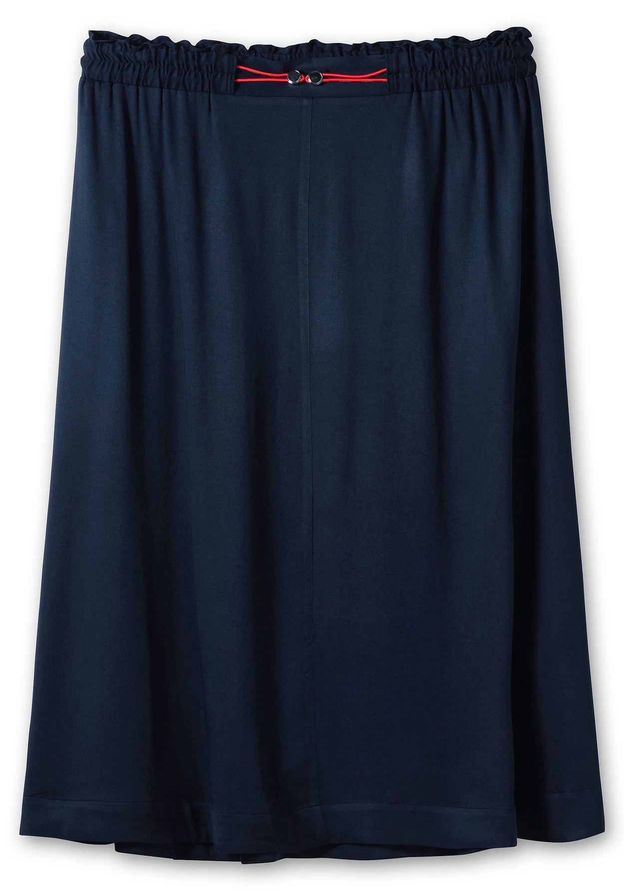 Sheego Midirock In A-Linie, Mit Tunnelzugbund Und Seitentaschen – Bild 4