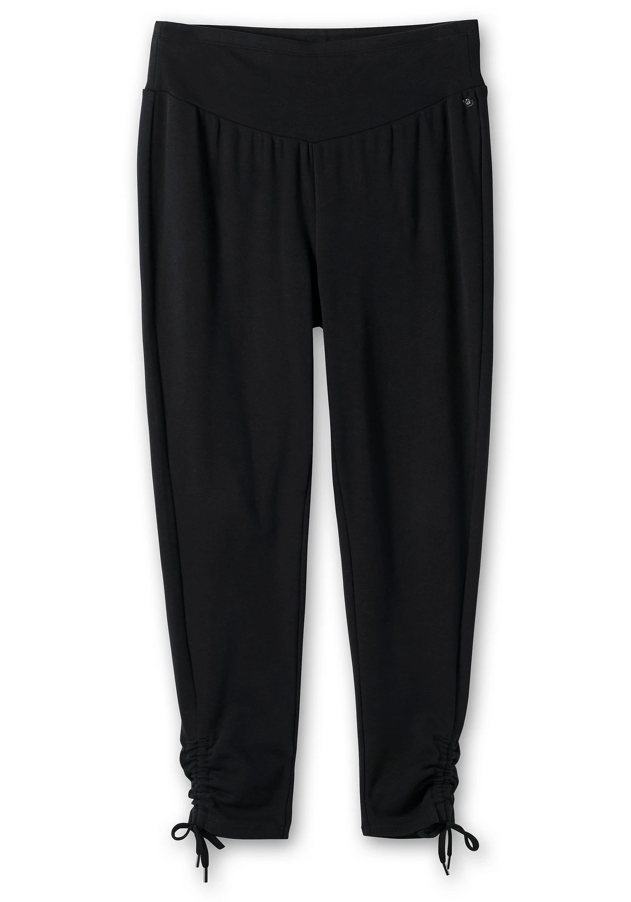 Sheego Leggings Mit Breitem Bund Und Raffung Am Saum – Bild 4