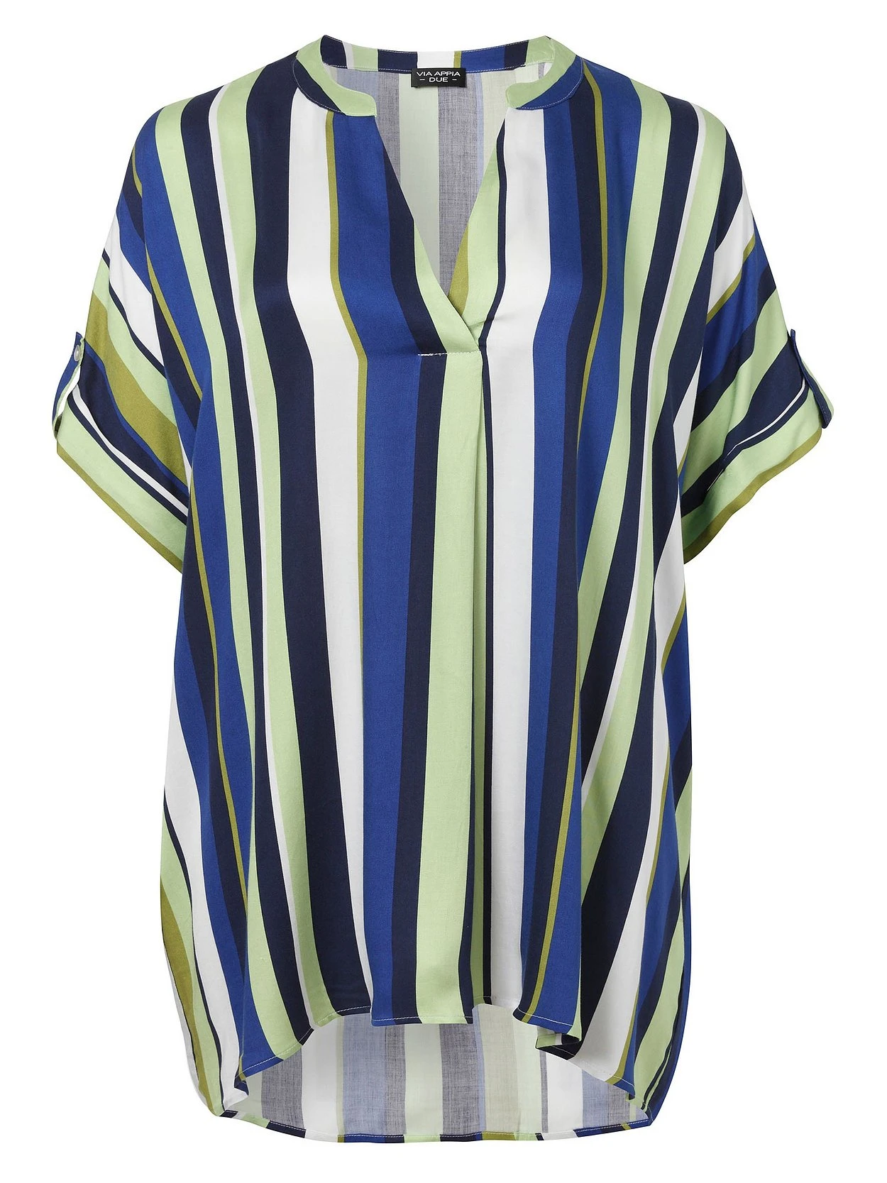 Tunika Mit Allover-Streifen, In Leichter A-Linie