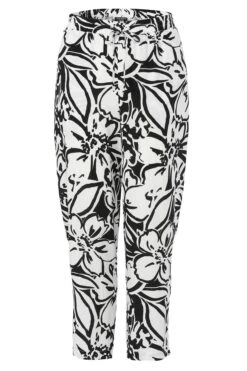 Hose Aus Viskose, Mit Abstraktem Blumenprint