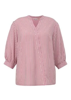 Triangle Gestreifte Tunika In Wickeloptik