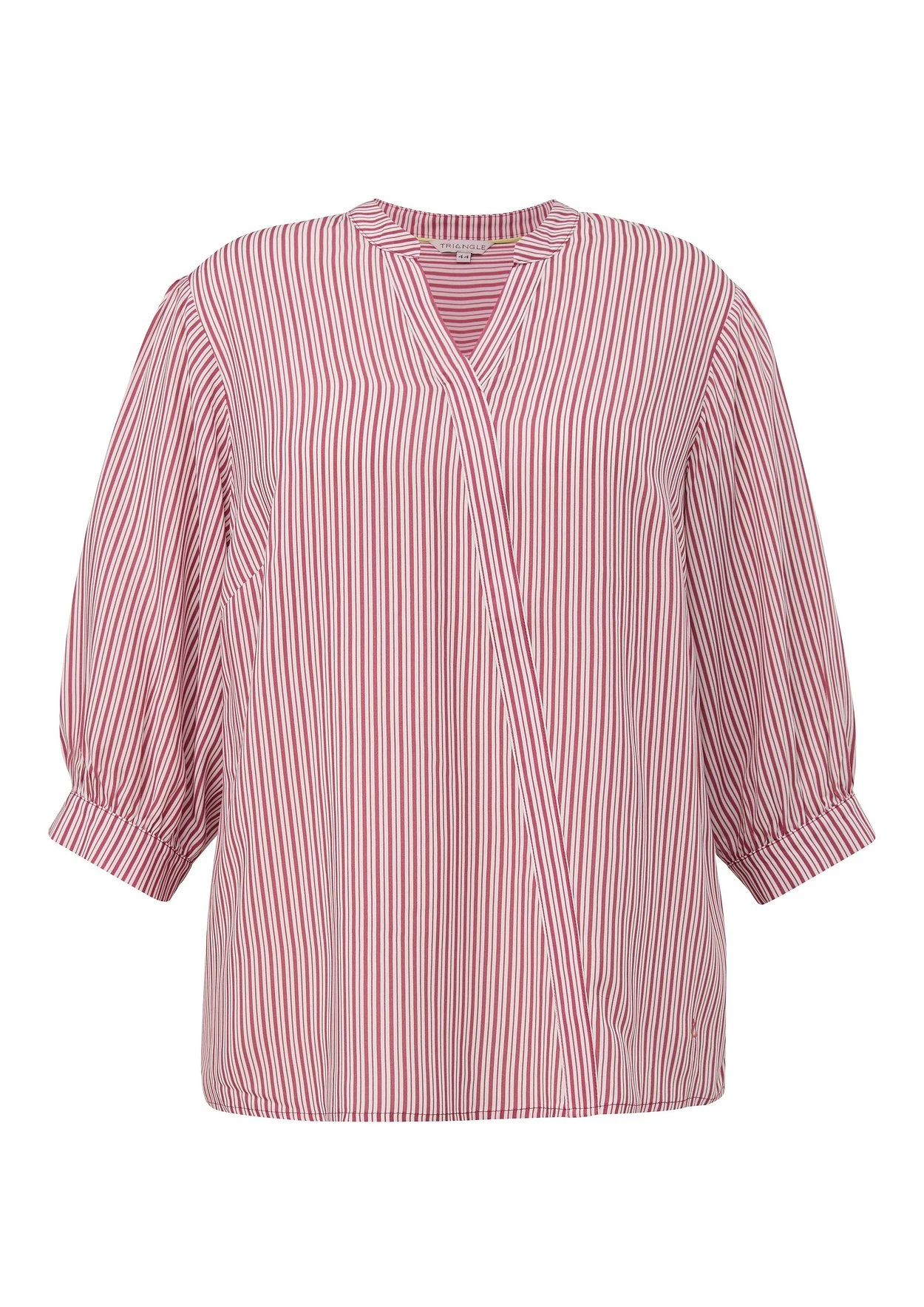 Triangle Gestreifte Tunika In Wickeloptik