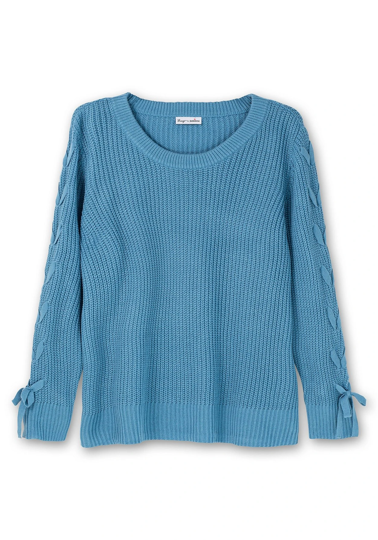 Pullover Mit Eingeflochtenen Bändern Am Ärmel – Bild 3