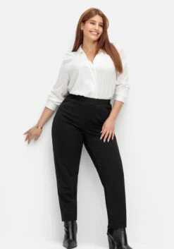 Sheego Schmale Scuba-Hose In Petite-Passform