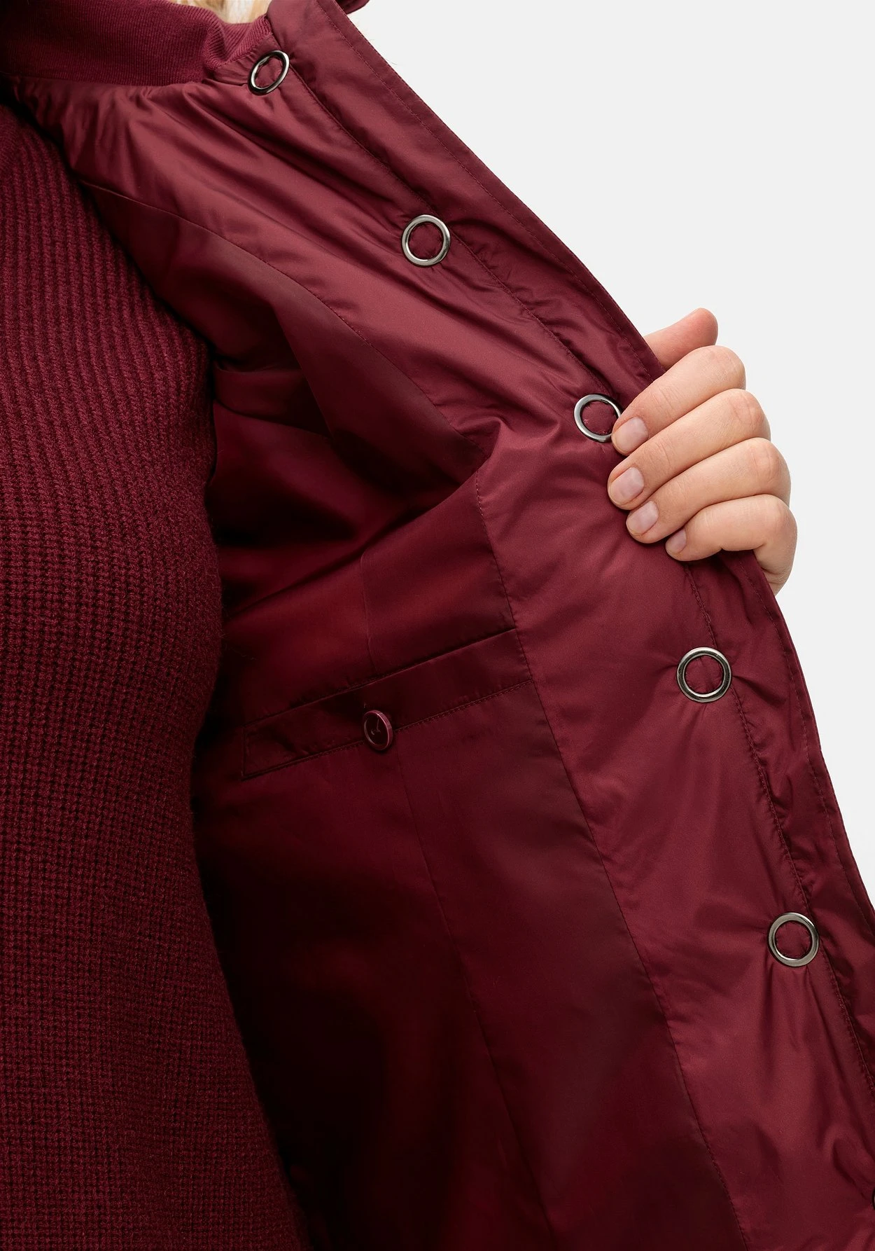 Sheego Steppweste Mit Abnehmbarer Fellimitat-Kapuze – Bild 5