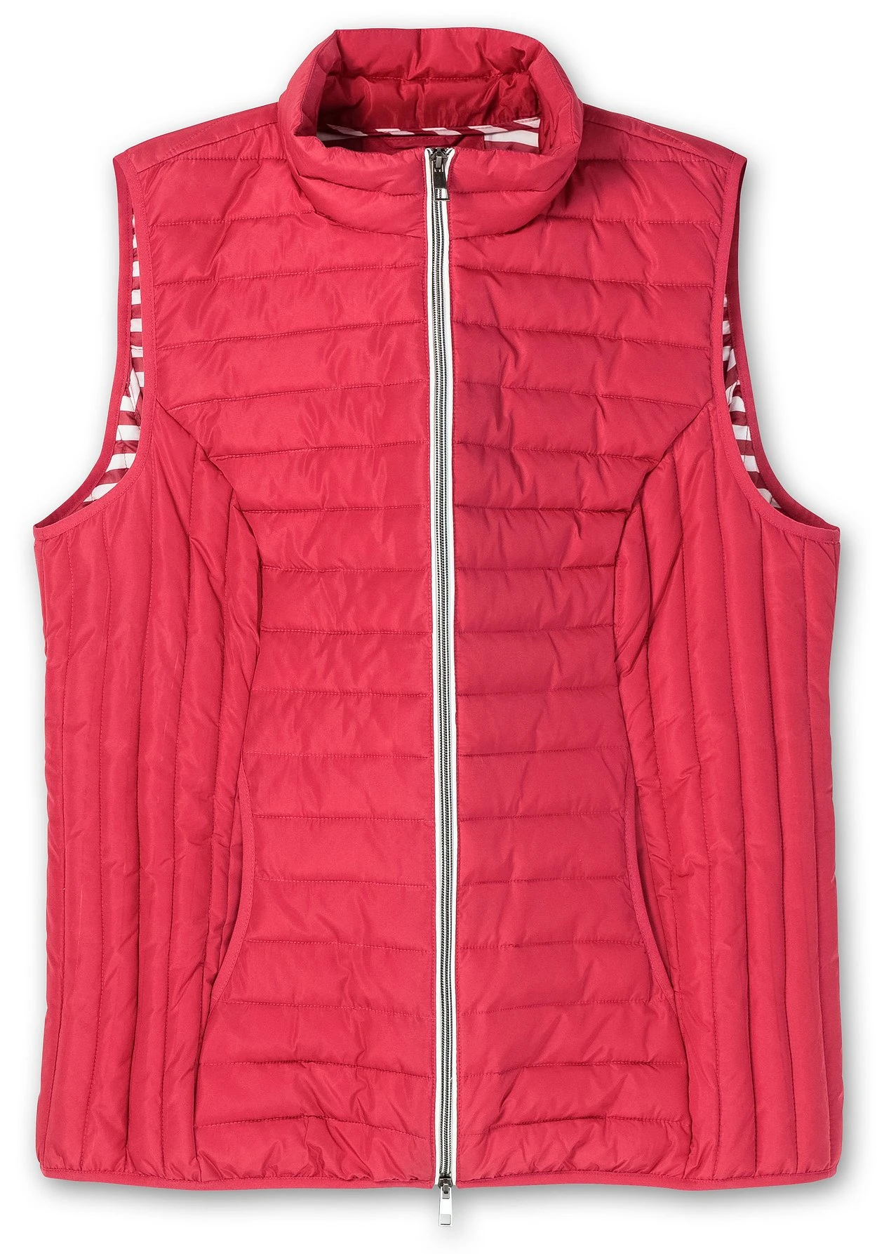 Sheego Leicht Wattierte Steppweste Mit 2-Wege-Zipper – Bild 3