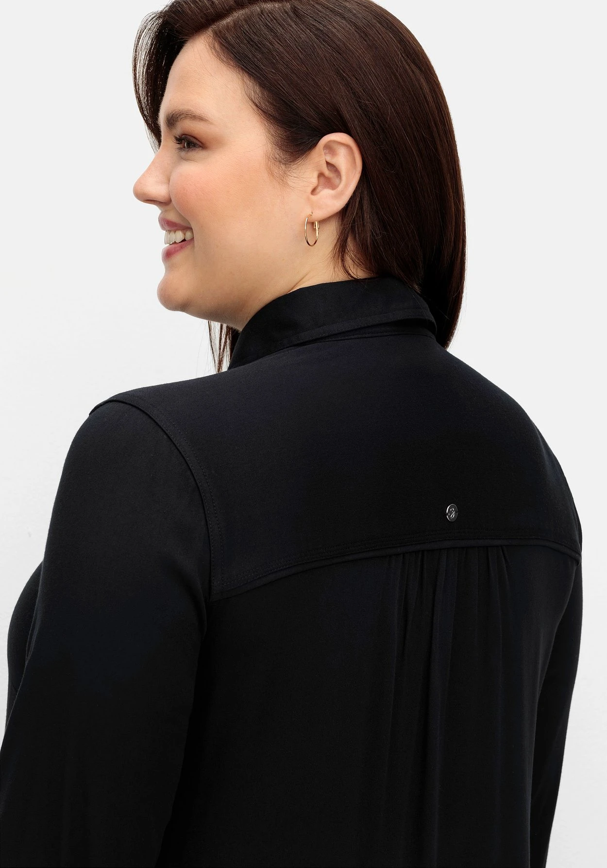 Sheego Longtunika In A-Linie, Mit Knopfleiste – Bild 5