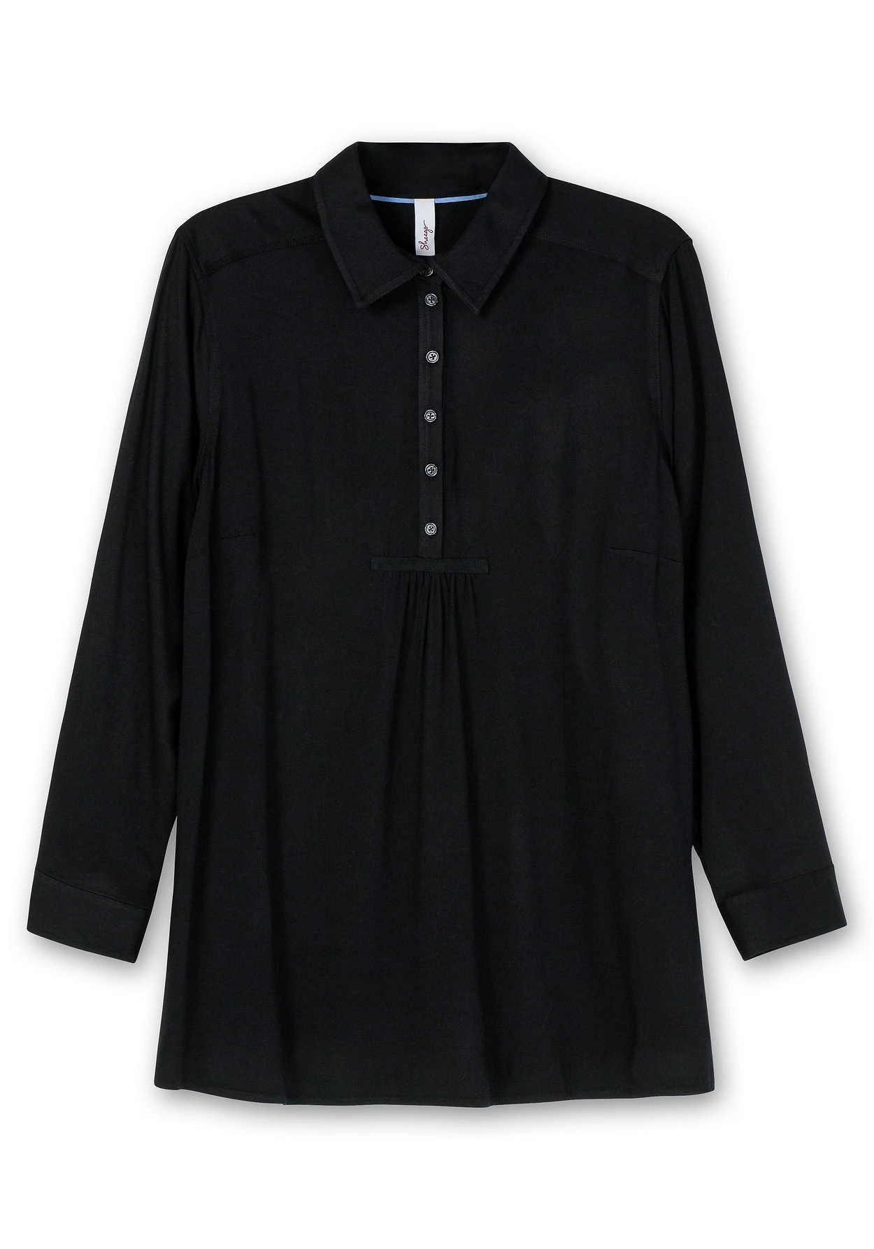 Sheego Longtunika In A-Linie, Mit Knopfleiste – Bild 3