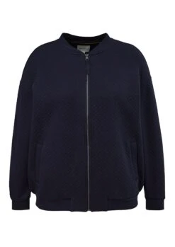 Triangle Steppjacke In Blouson-Optik, In Sweatqualität