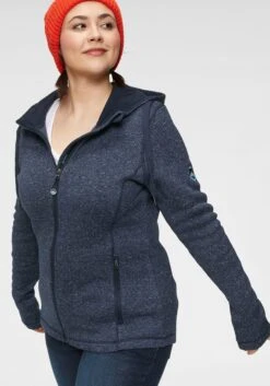 Strickfleecejacke